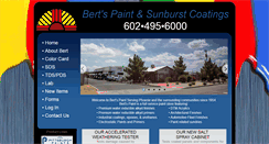 Desktop Screenshot of bertspaint.com